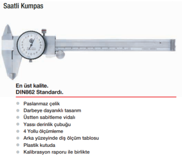 WERKA Mekanik Saatli Kumpas