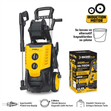 SGS5401 - 170 Bar Yüksek Basınçlı Araba Yıkama Makinesi 220 Volt Elektrikli