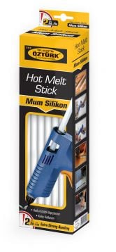 SGS 2301 - Şeffaf Kalın Mum Silikon 1 Kg (11.2 x 300 mm)