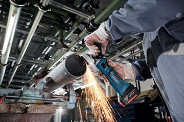 BOSCH GWS 18-125 V-LI Akülü Taşlama Makinası 125 mm / Çift Akü