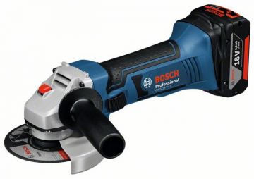 BOSCH GWS 18 V-LI Akülü Taşlama Makinası 115 mm / Çift Akü