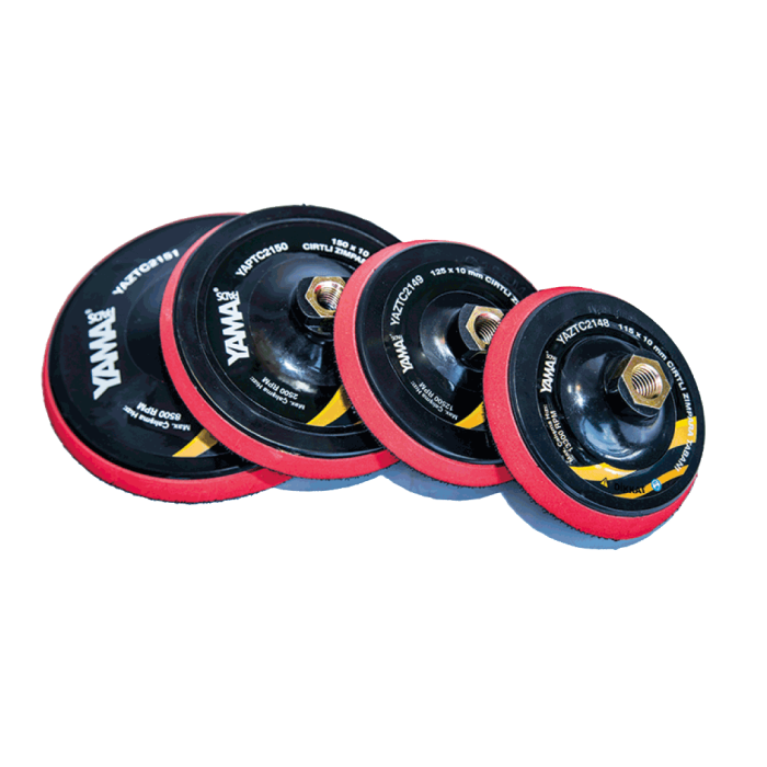 YAMA Velcro M14 Orta Sert Çırtlı Zımpara Tabanı 125mm
