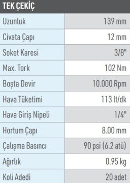 OSAKA OPT 375 - Havalı Somun Sökme Tabancası Makinesi 3/8''