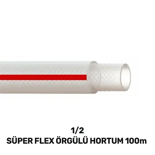 1/2 SUPERFLEX ÖRGÜLÜ HORTUM 100 MT