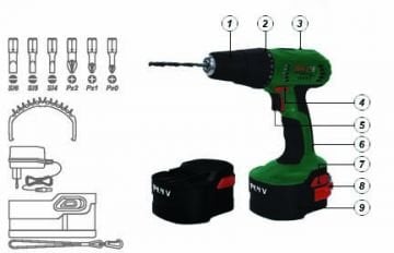 DWT Akülü Matkap / Vidalama  14.4 V