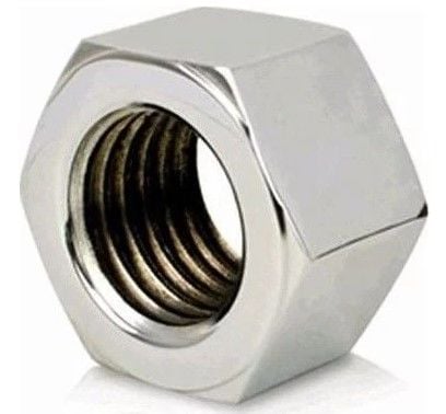 M60 Metrik Çelik Somun Beyaz DIN934 AKB Altı Köşe Başlı