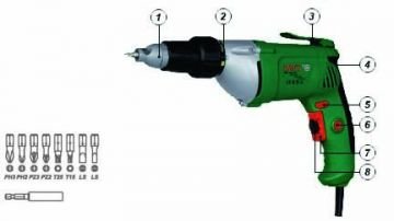 DWT TS-550 V Elektrikli Alçıpan Vidalama 550 Watt