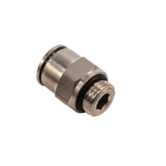 MPC Düz Rekor - Metal Mini Konnektörler 3/8'' - 8mm