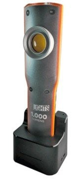 NT LIGHTS Mıknatıslı Şarjlı Ledli Oto Tamir Feneri + IP54 + IK07