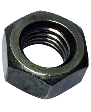 10mm - 1 Diş Metrik İnce Dişli Çelik Somun Siyah DIN934