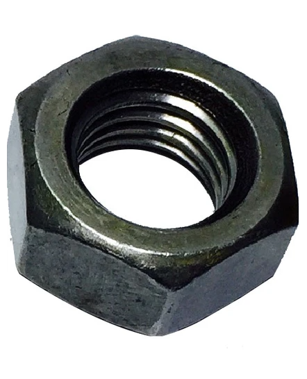 12mm - 1.5 Diş Metrik İnce Dişli Çelik Somun Siyah DIN934