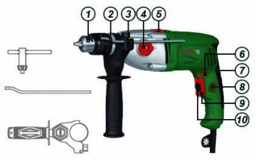 DWT Darbeli Matkap 810 Watt