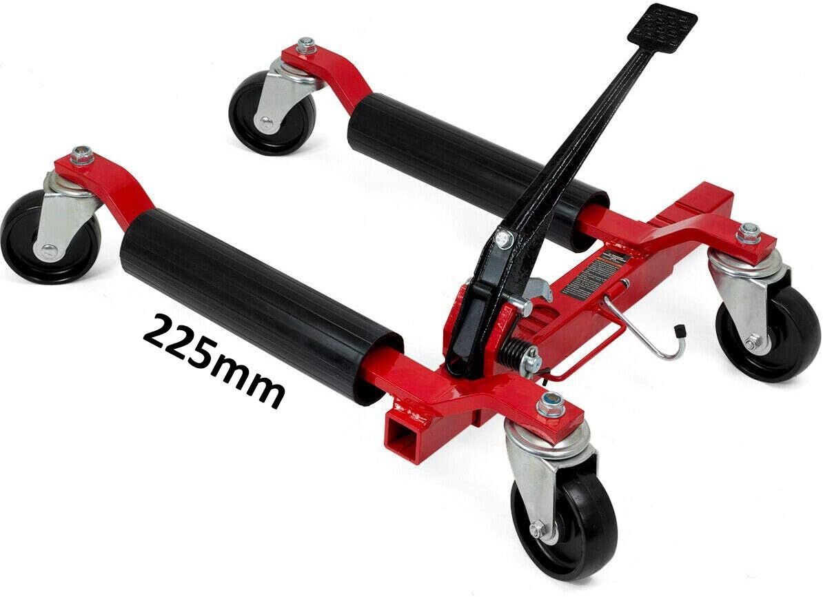 NT TOOLS 225mm Tekerlekli Mekanik Araç Taşıma Sehpası Krikosu 700 KG