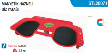 GAR TOOL Manyetik Hazneli Diz Yatağı
