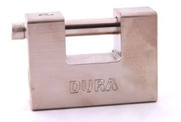 DURA KİLİT Yandan Açmalı Asma Kilit Çelik 85 mm