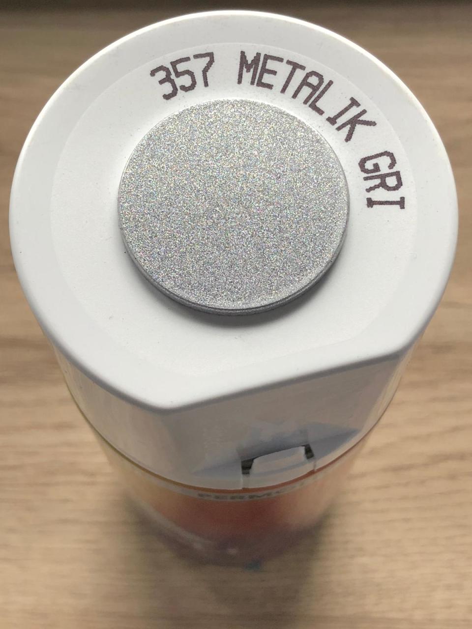 AKÇALI 357 Metalik Gri Sprey Boya 400 ML
