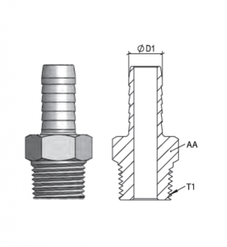 NPT Hortum Ucu