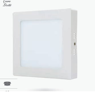 KLAUS Kare Sıvaüstü Tip Led Panel 24 Watt (15 Adet)