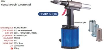 YAMA M2314 Havalı Perçin Somun Pensi Tabancası Makinesi M8---M14