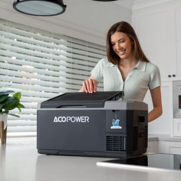 Acopower V18 12/24/220Volt 18Litre Kompresörlü Outdoor Oto Buzdolabı (Akü Dahil Değildir)