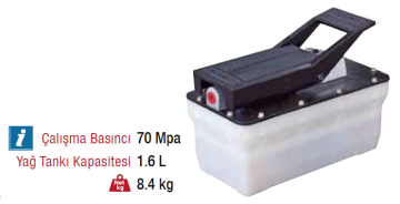 GAR TOOL Hidropnimatik Pompa 70 Mpa
