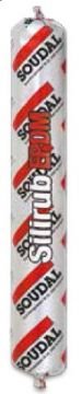 SOUDAL SILIRUB EPDM Silikon SOSİS 600 ml Siyah (12 Adet)