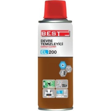 BEST EL200 Yağsız Devre Kontak Temizleyici Sprey 200 ML