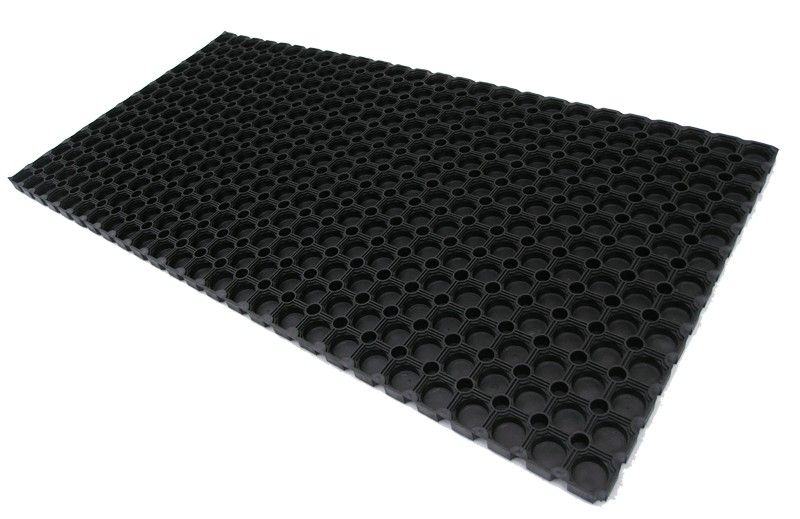 Altı Kapalı Oyuklu Kauçuk Paspas 50 x 100 cm