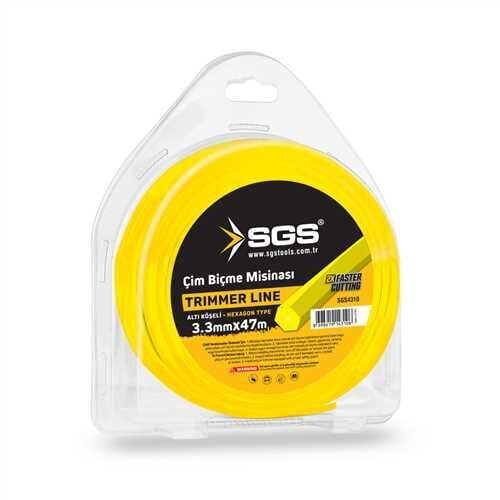 SGS4310 - TIRPAN MİSİNASI 3.3 MM 47 MT ALTIGEN (SARI)