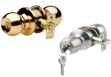 KALE KİLİT Monoblok Çelik Kapı Kilidi 252 R BN Bilyalı Barel Sarı  -  12 Adet