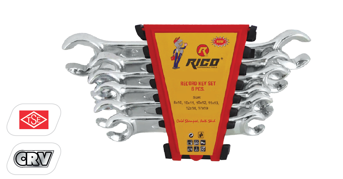 RİCO Rekor Anahtar Seti 6 Parça (020-RC2428)