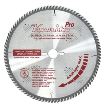 KENİTO MDF-Laminat Testereler Trapez Diş - Sessiz
