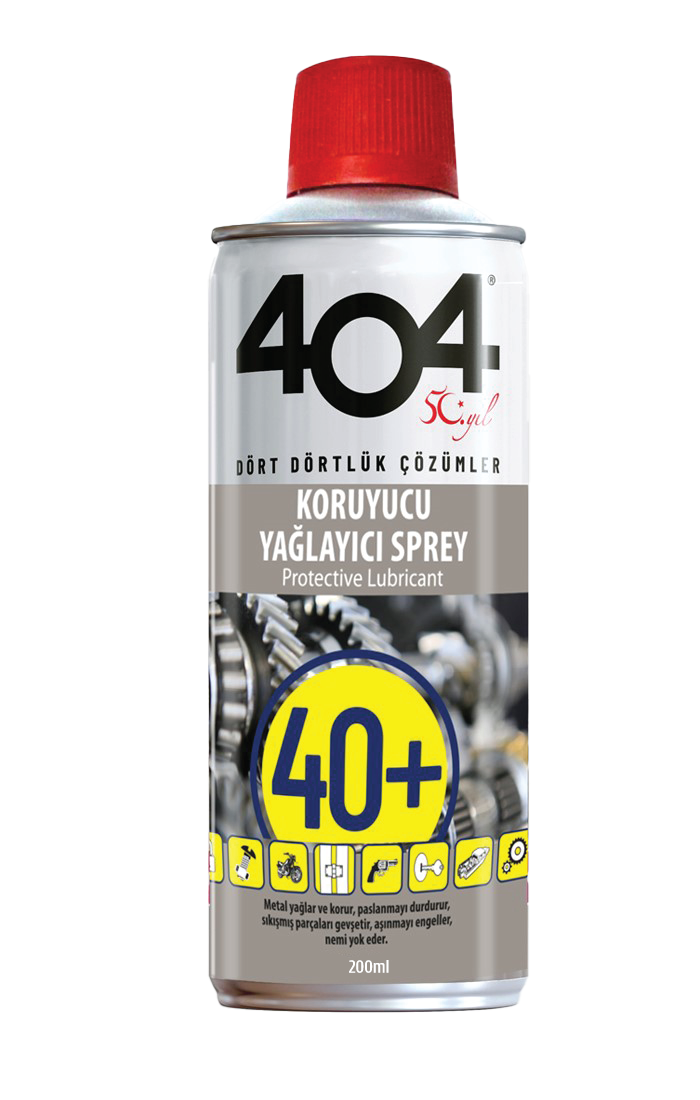 404 40+ Yağlayıcı ve Koruyucu Bakım Spreyi 200 ML