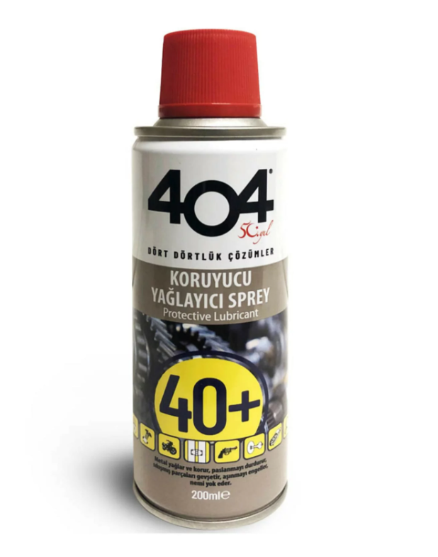 404 40+ Yağlayıcı ve Koruyucu Bakım Spreyi 400 ML