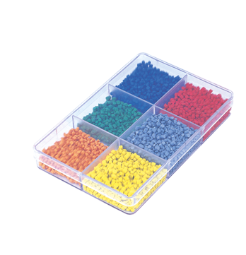 HİPAŞ 602  6 Bölmeli Şeffaf Kapaklı Kutu / 30 Adet