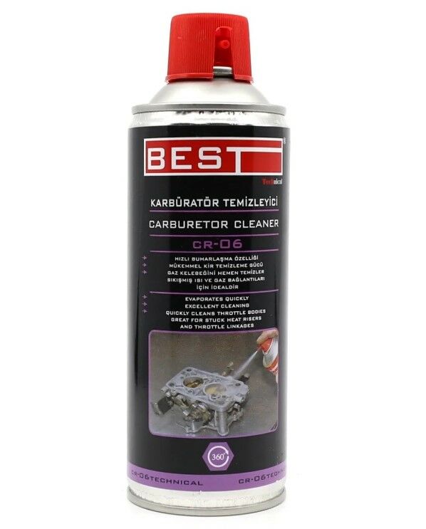BEST CR-06 Karbüratör Temizleme Spreyi 400 ML