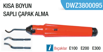DW MACHINERY Kısa Boyun Saplı Çapak Alma
