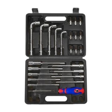 WORKPRO WP204003 26 Parça Cr-V Profesyonel Motosiklet Tamir Alet Seti