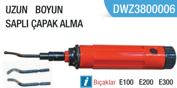 DW MACHINERY Uzun Boyun Saplı Çapak Alma