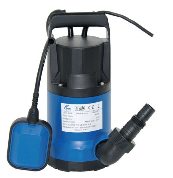 RAIN PUMP Plastik Gövdeli Atık Su Drenaj Pompası / 220 Volt