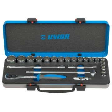 UNIOR 190BI6P23 Lokma Takımı 1/2'' - 6 Köşe