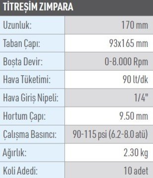 OSAKA OPT 706 Titreşimli Zımpara Makinası  170 mm