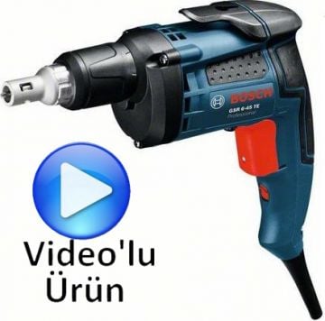 BOSCH GSR 6-45 TE Elektrikli Vidalama 701 Watt / 4500 Devir
