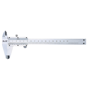 DW Mekanik Standart Kumpas Üstten Vidalı 0 - 150mm * 0.02mm