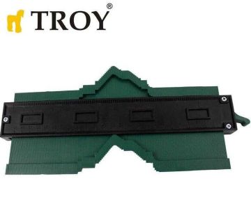 TROY 25902 Sabitleme Mandallı Kontur Mastarı 258mm
