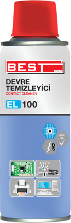 BEST EL100 Yağlı Devre Kontak Temizleyici Sprey 200 ML