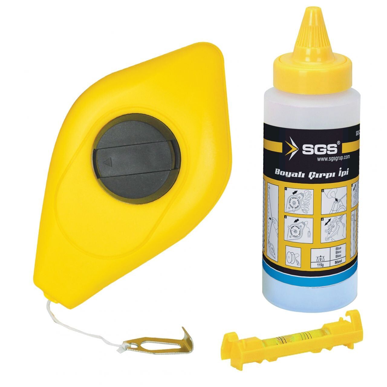 SGS1001 - Boyalı Çırpı İpi  Mavi Renk
