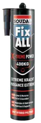 SOUDAL FIX ALL X-TREME POWER POLİMER MASTİK 290 ml Beyaz (12 Adet)