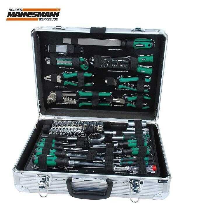 MANNESMAN MAN29075 Alüminyum Takım Çantalı Alet Seti 108 Parça