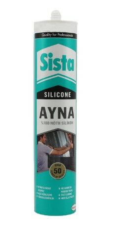 SİSTA  Ayna Silikonu Nötr 280 ML